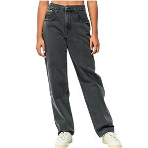 Empyre Tori 90s Black Wash Carpenter Skate Jeans Size 7